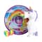 White Unicorn Squeeze Popper with Sticky Target
